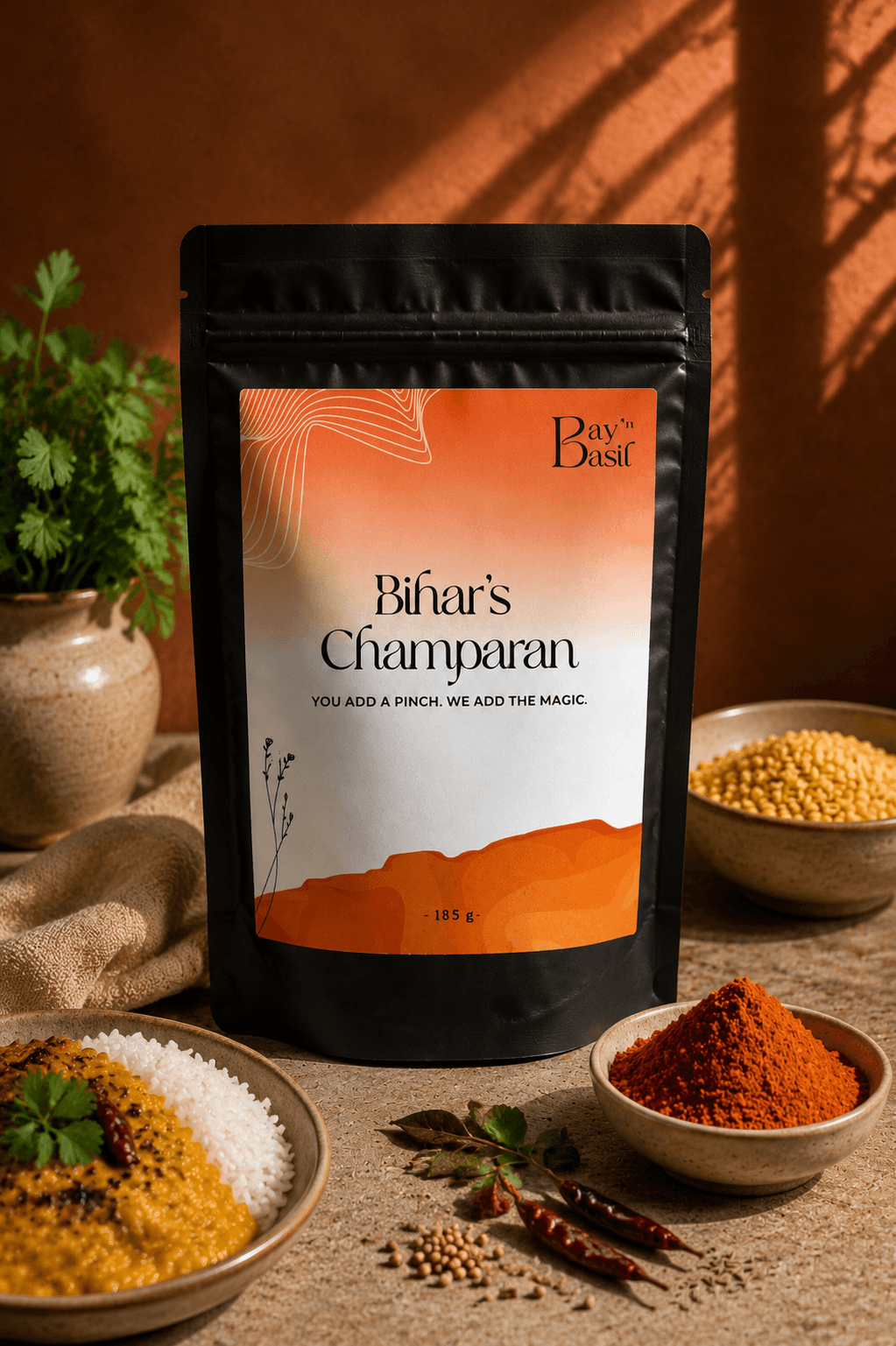 pouch shot — Bihar's Champaran